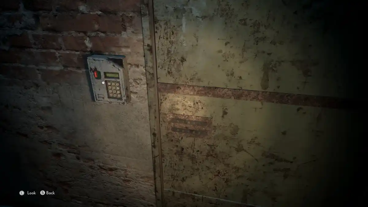 What is the code for the door in SCP?