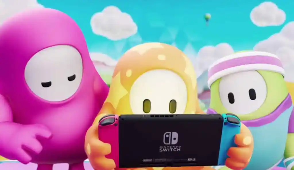 Nintendo Switch, Fall Guys, Nintendo Direct, as part of an article about the best games like Astro Bot on PS5.