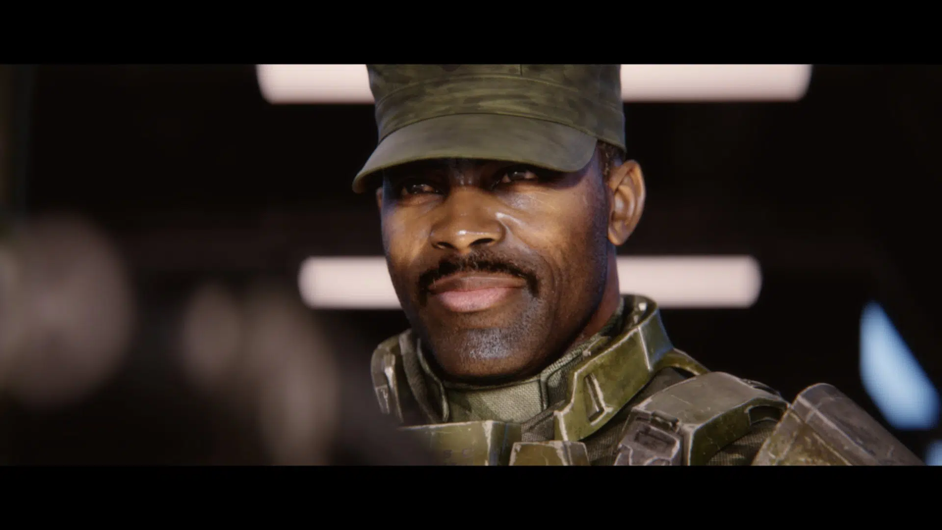 Sargento Avery Johnson Halo história de origem lore como ele sobreviveu Alfa em Halo Combat Evolved