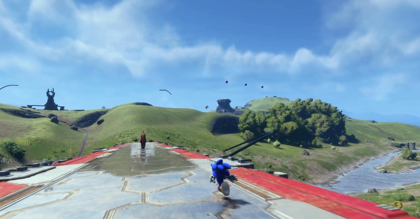 sonic frontiers gameplay screenshot