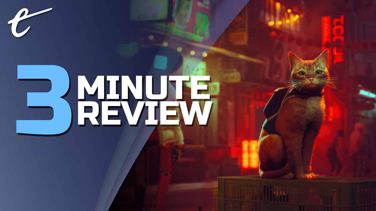 Stray Review in 3 Minutes - You're a Cat! It's Great!