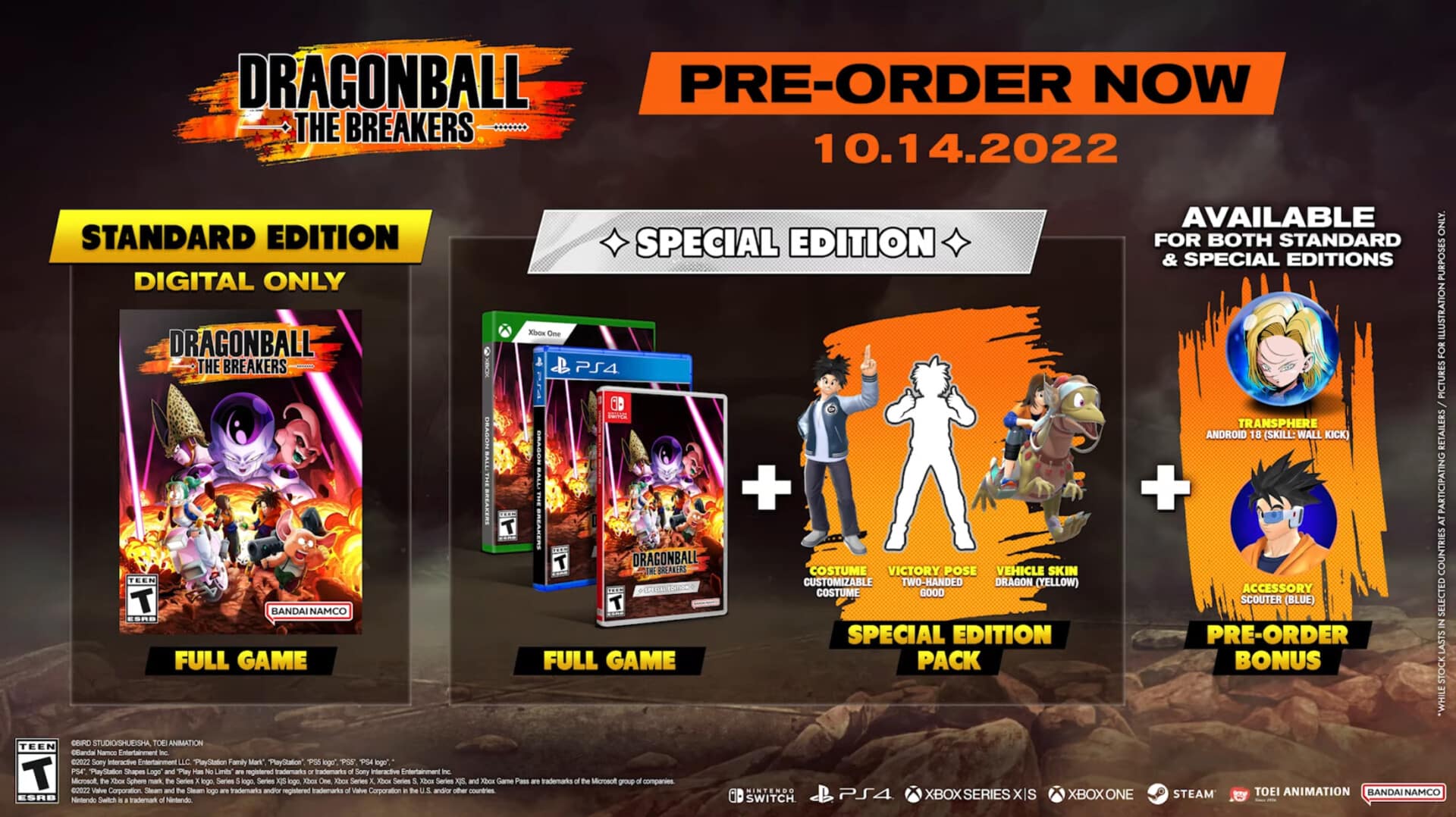 Dragon Ball: The Breakers Release Date Set For October, Frieza Revealed