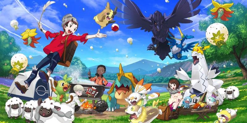 New 'Pokémon Sword and Shield' 2021 art shared by Game Freak