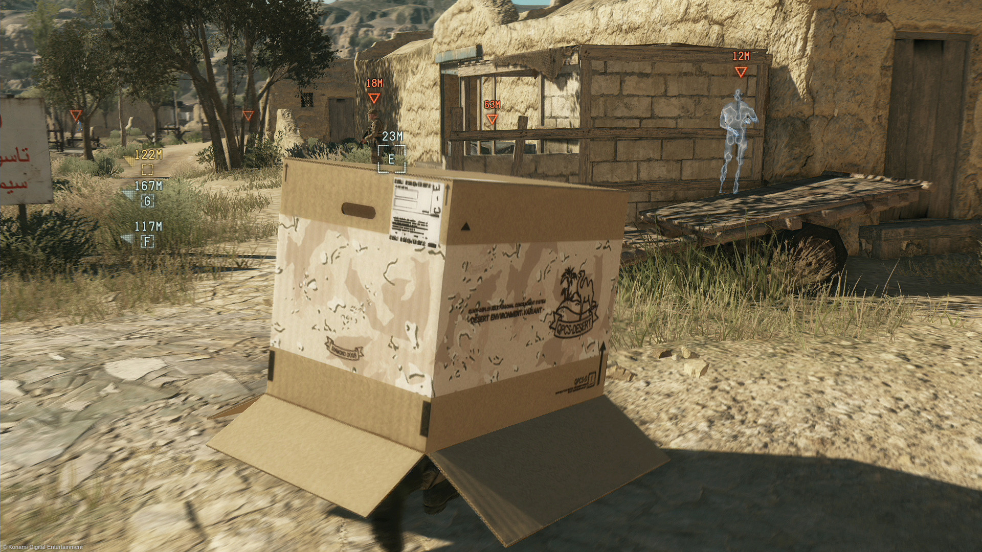 Soldiers Hide in Box to Evade AI Like Solid Snake in Metal Gear