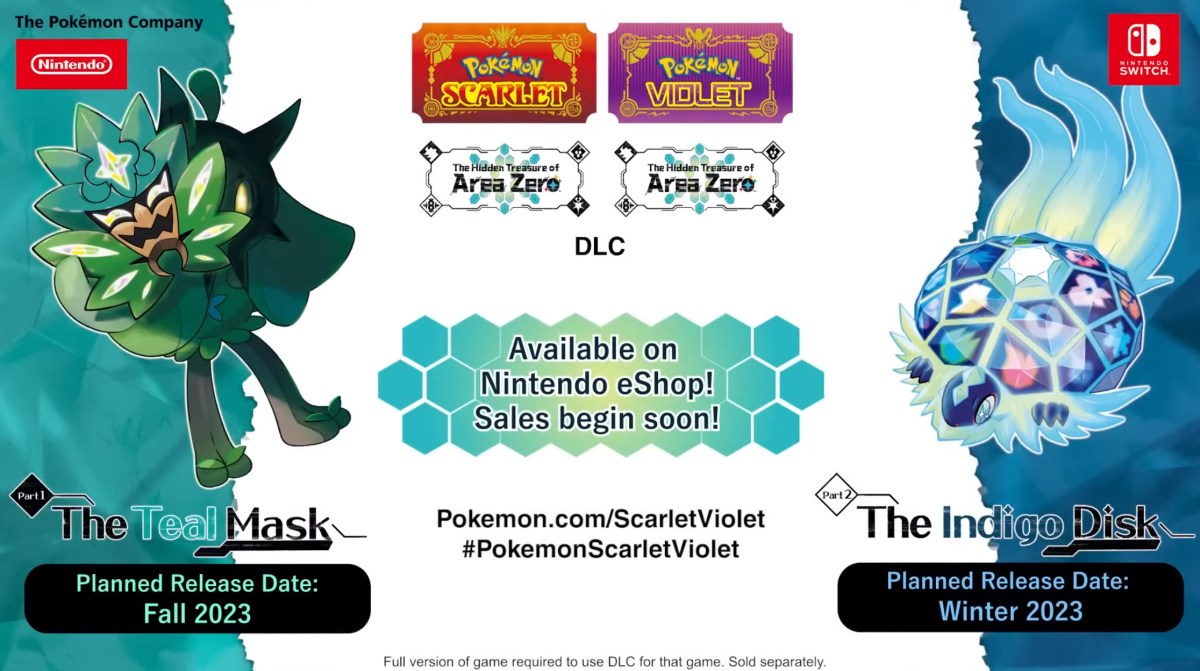 Pokémon Scarlet and Violet DLC leak reveal two new Pokémon - Xfire