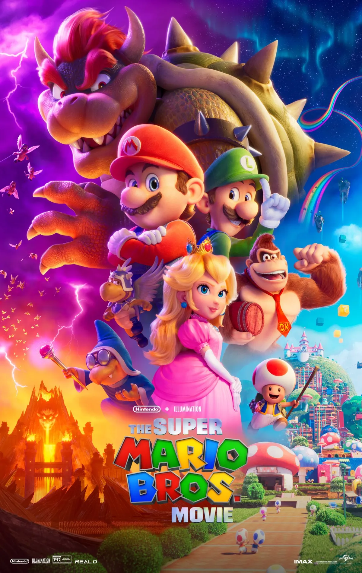 Weekday character movie poster pop art (+ first full trailer): The Super Mario  Bros. Movie – SparklyPrettyBriiiight