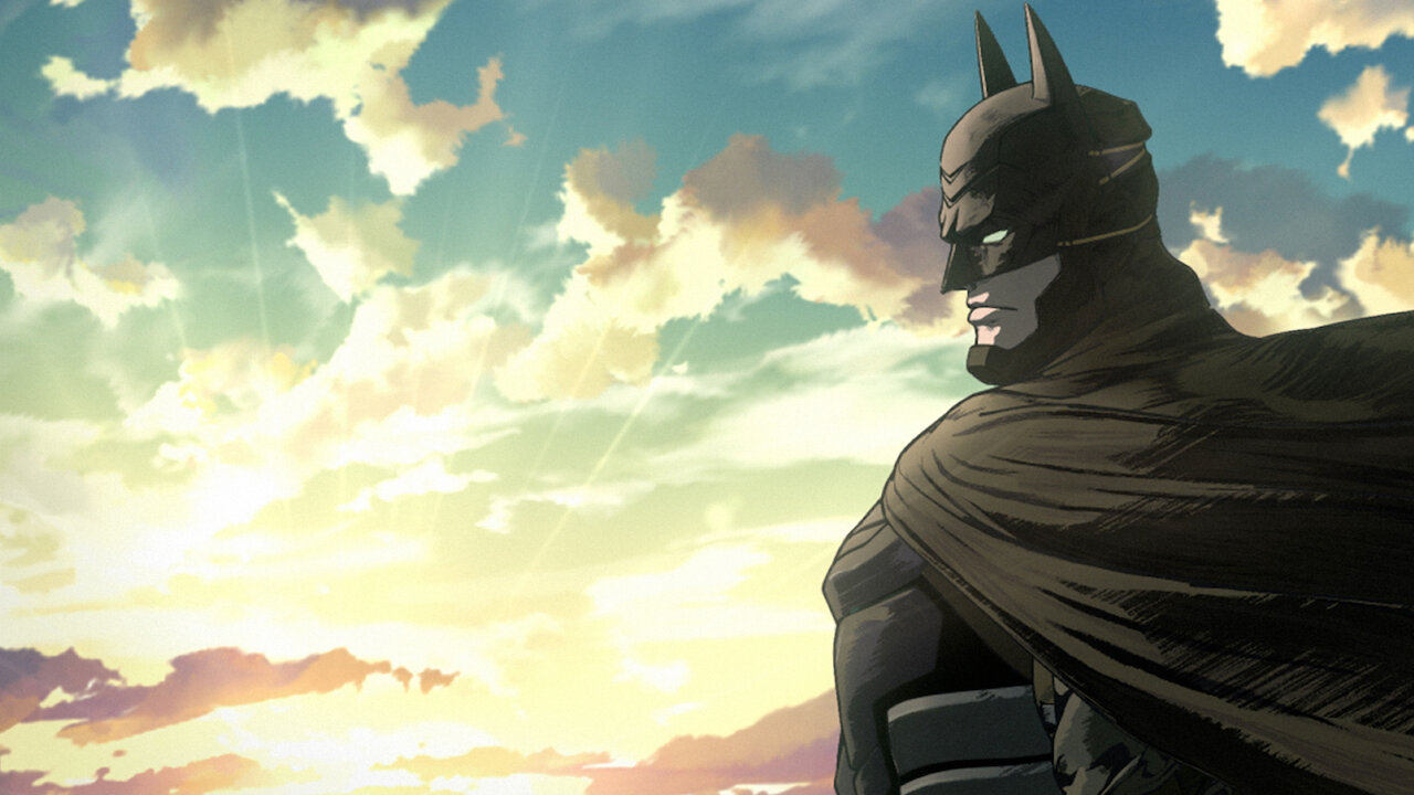 Batman Ninja anime movie Sengoku Japan heroes villains giant robots