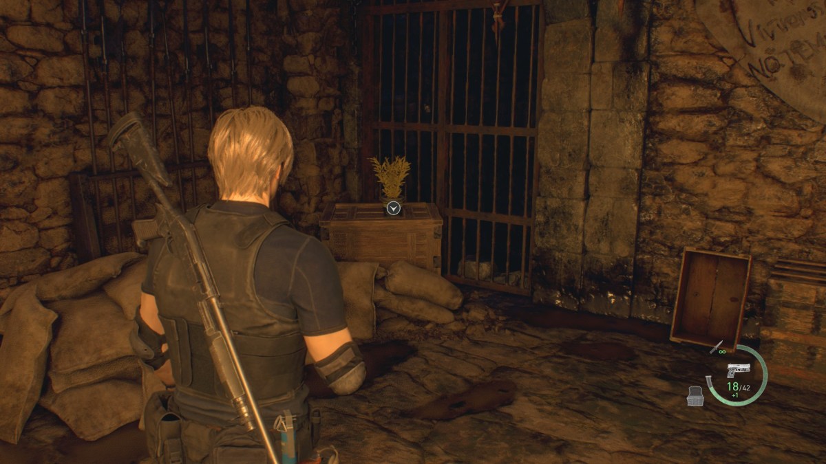 Hierbas amarillas en Resident Evil 4 - Capítulo 10