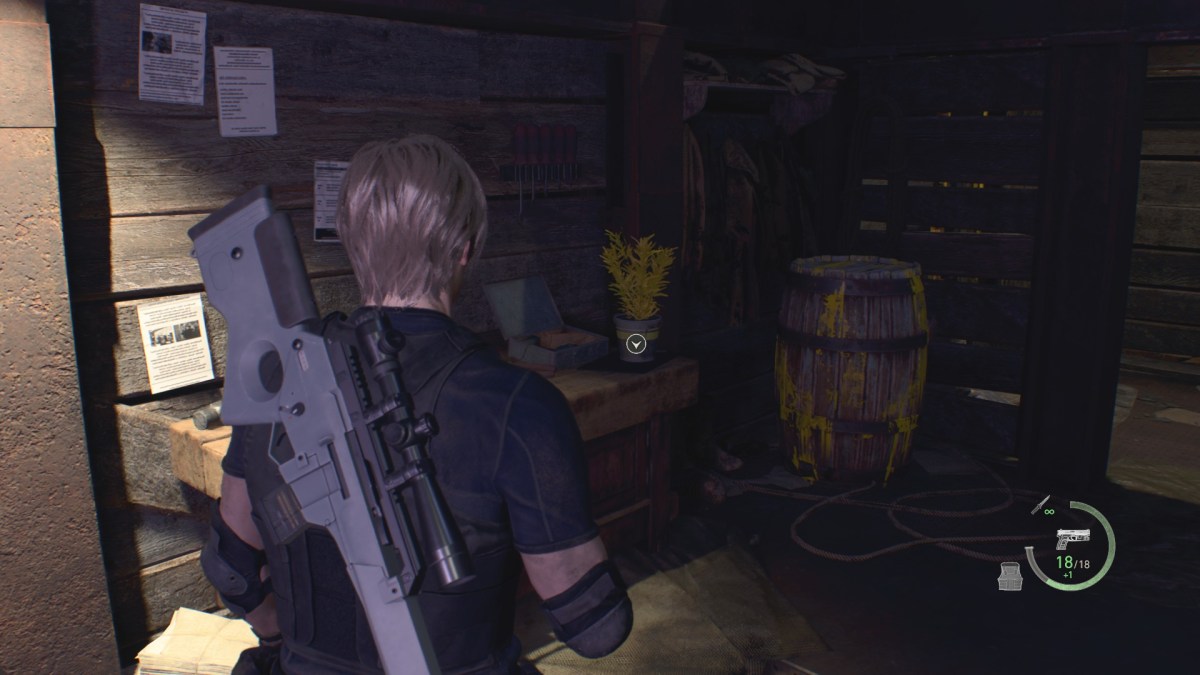 Hierbas amarillas en Resident Evil 4 - Capítulo 12