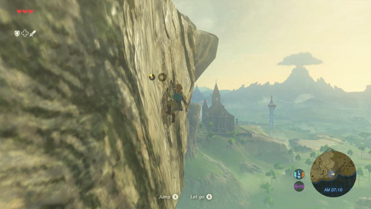The Legend of Zelda: Breath of the Wild BotW escalada sigue siendo la mejor parte más divertida, especialmente en Great Deku Tree