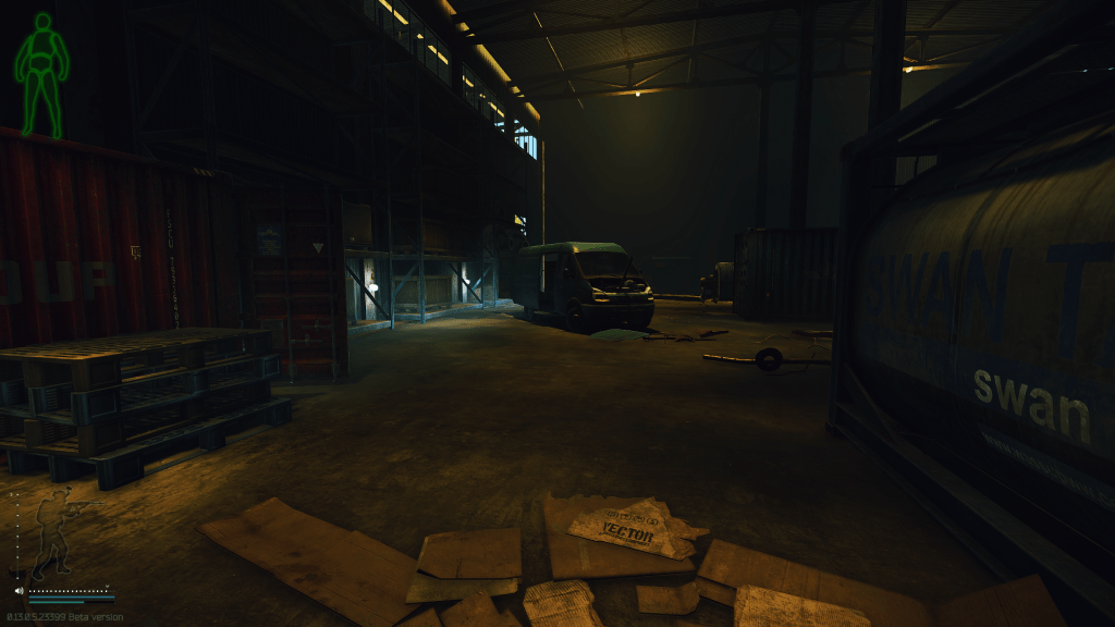 Escape from Tarkov Customs Depot Out of Curiosity van