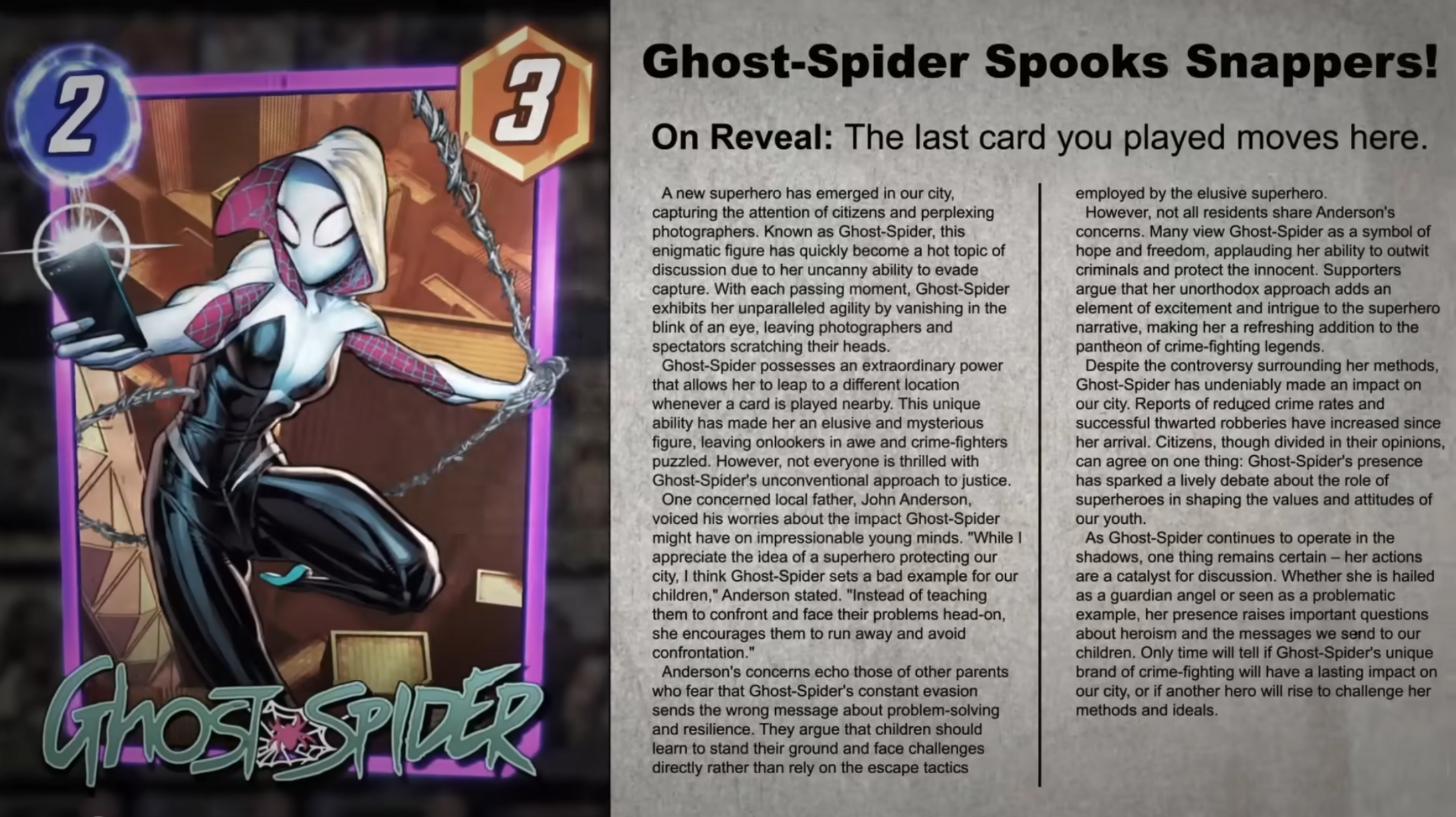 Spider-Man Reveals the Real Problem with Ghost-Spider's Powers