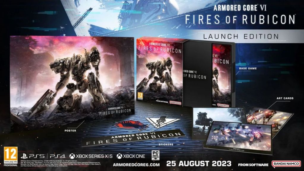 Armored Core VI: Fires of Rubicon - Here's What Comes in Each