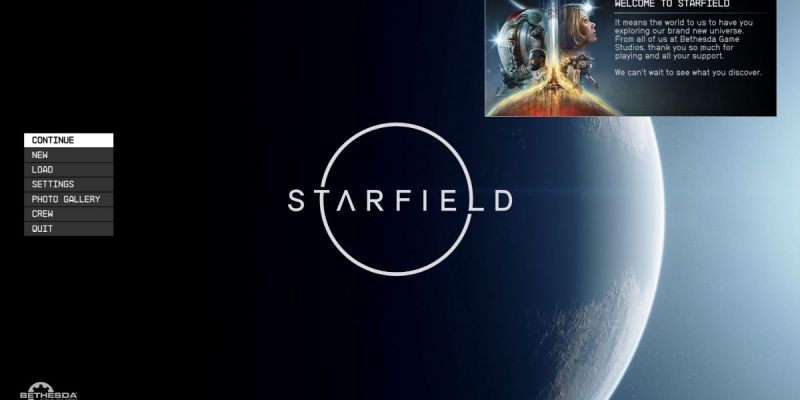 starfield black screen on launch