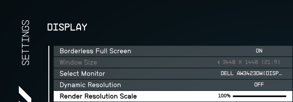 best display settings Starfield