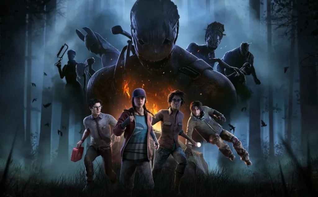 The four original Dead by Daylight Survivors stalked by the four original Killers