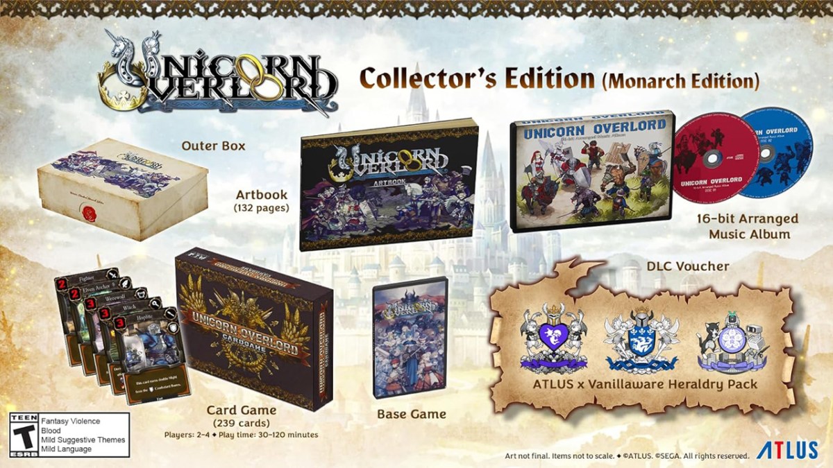 All Pre-Order Bonuses & Editions for Unicorn Overlord