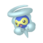 Image of Shiny Castform in its Snowy Form