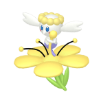 Shiny Yellow Flower Flabebe