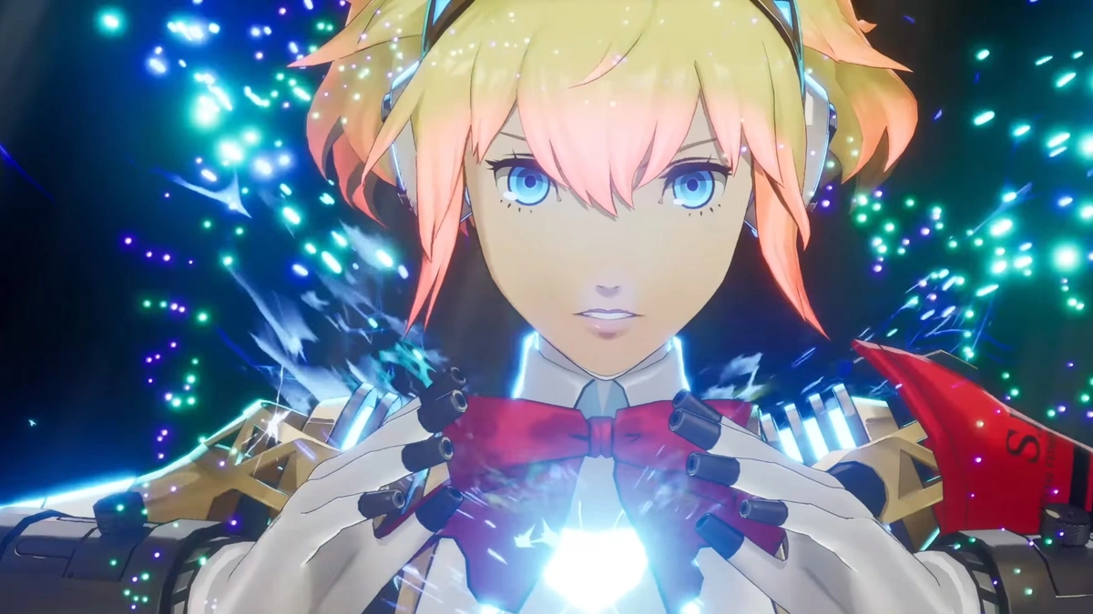 Aigis prepares a spell