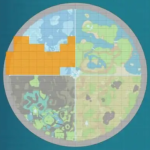 Map showing Chimchar Habitat in Pokemon Scarlet and Violet