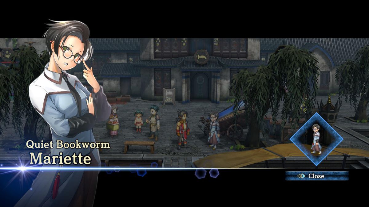 Screenshot of recruiting Mariette in Eiyuden Chronicle: Hundred Heroes.