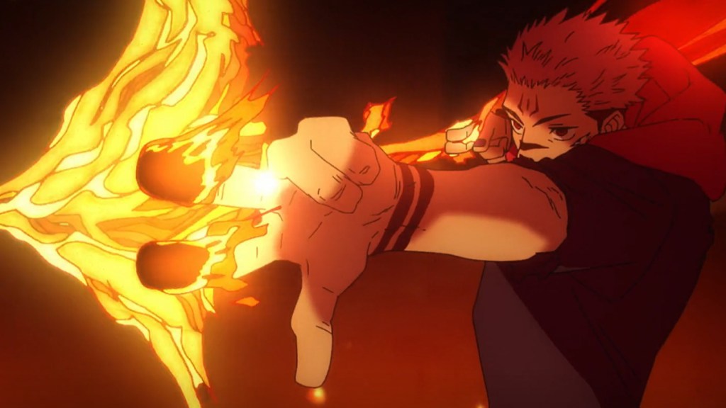 Sukuna uses fire arrow as part of an article about the best anime fights.