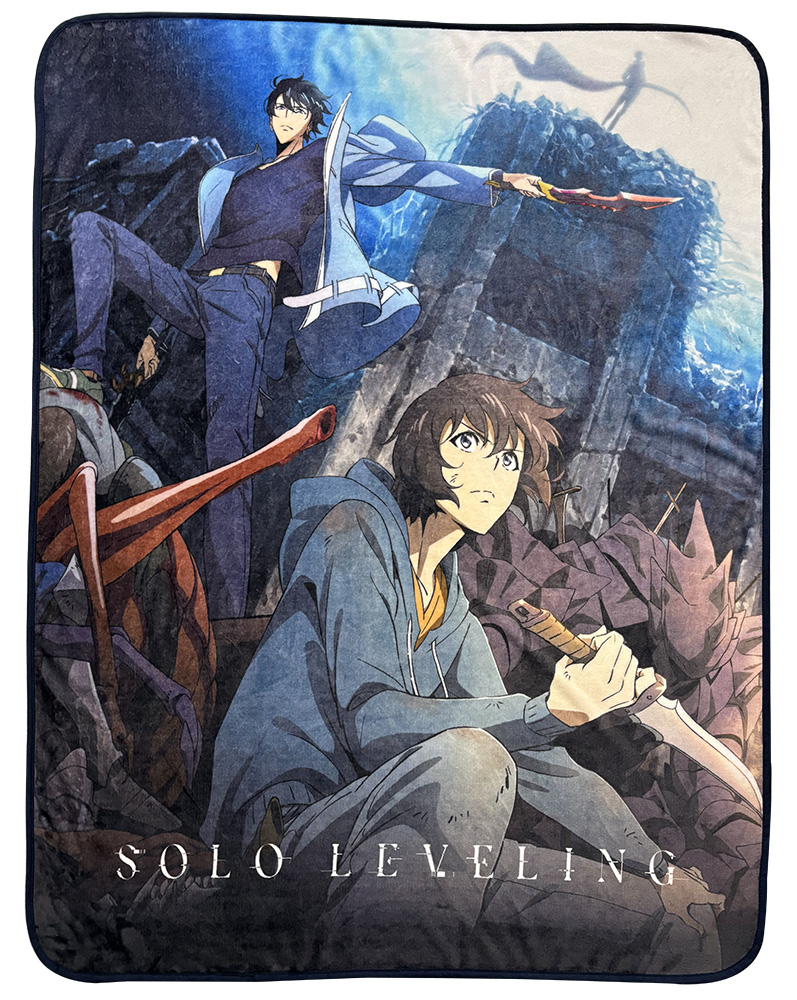 Solo Leveling throw blanket. This image is part of an article about the best anime merch for 2024: our top 10 picks.