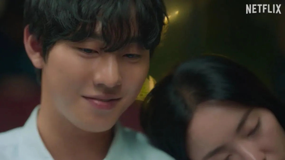 Captura de pantalla de Ahn Hyo Seop en la serie de televisión A Time Called You