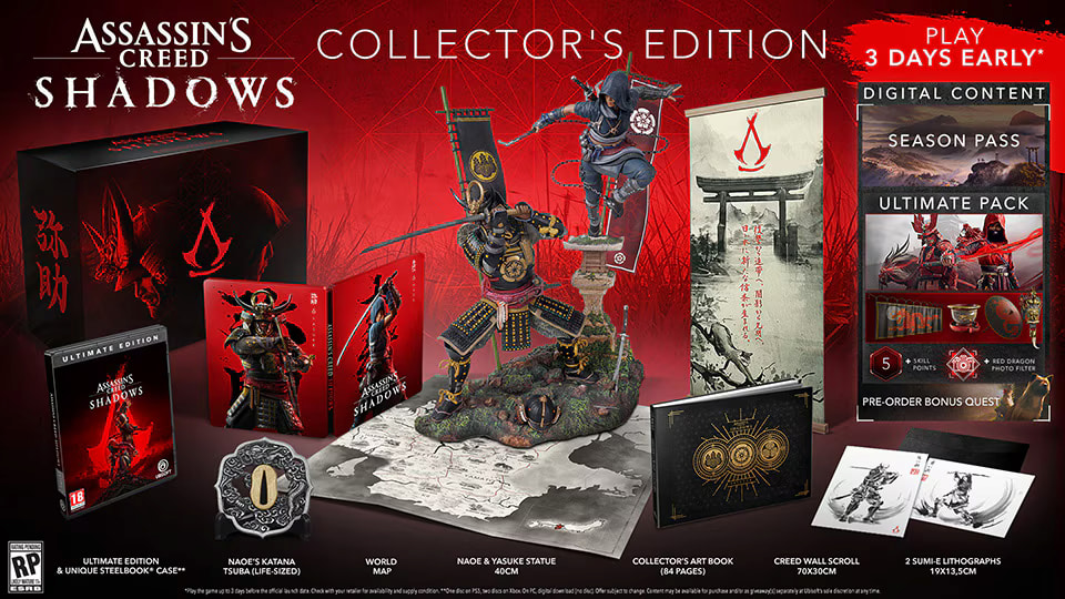 Collector's Edition for Assassin's Creed Shadows