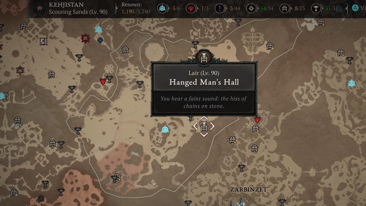 Where To Find The Hanged Man S Hall In Diablo 4   HangedMansHallMapDiablo4 