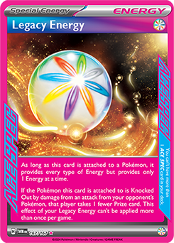 Legacy Energy Pokemon card from Pokemon TCG: Twilight Masquerade