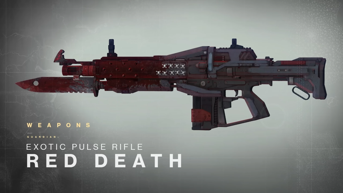 Image of the Red Death exotic in Destiny 2