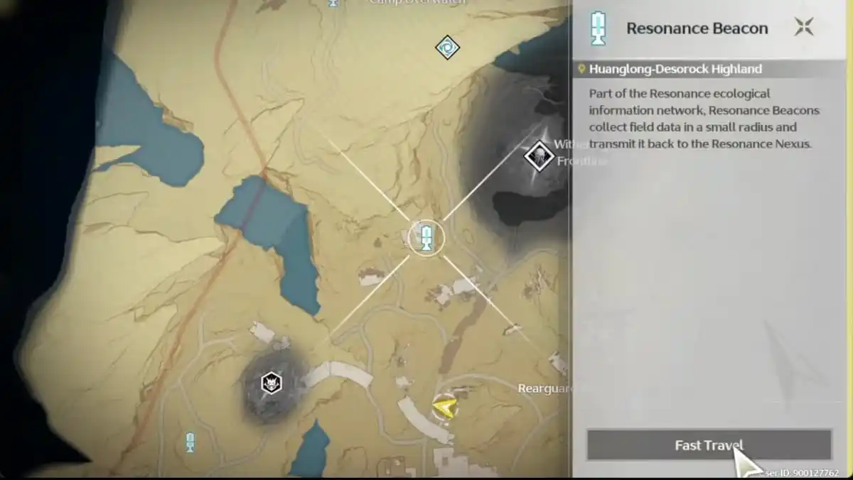 a screenshot of the phantom echo location in wuthering waves