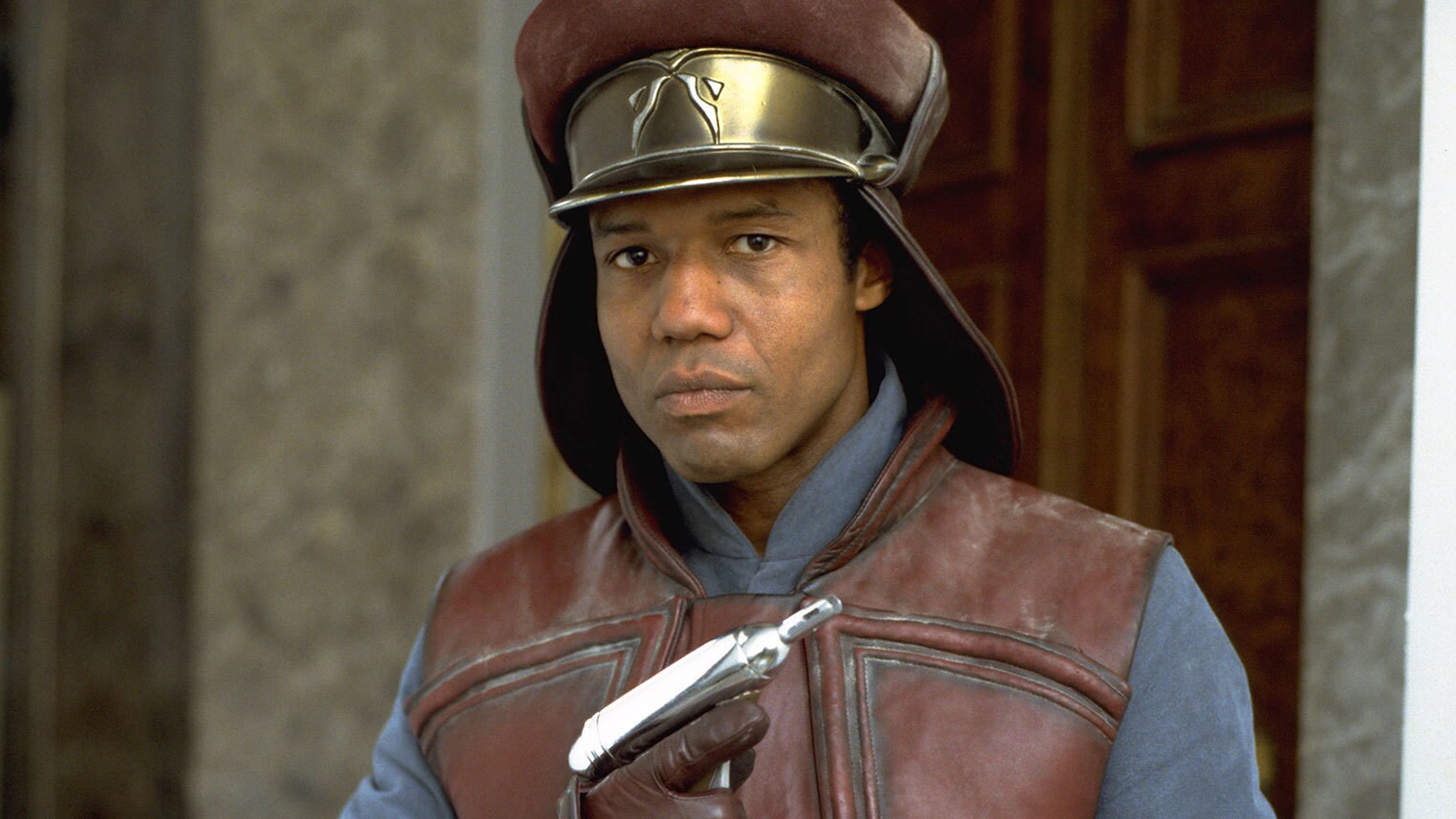 Captain Panaka in a Star Wars: The Phantom Menace promotional still