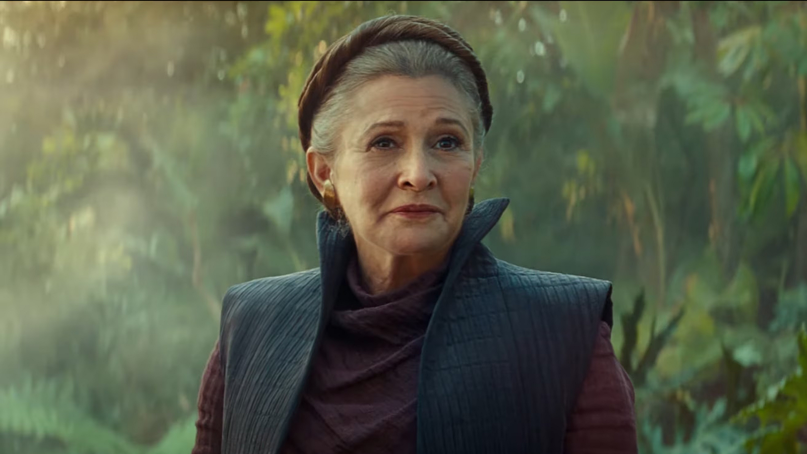 Carrie Fisher as General Leia Organa in Star Wars: The Rise of Skywalker