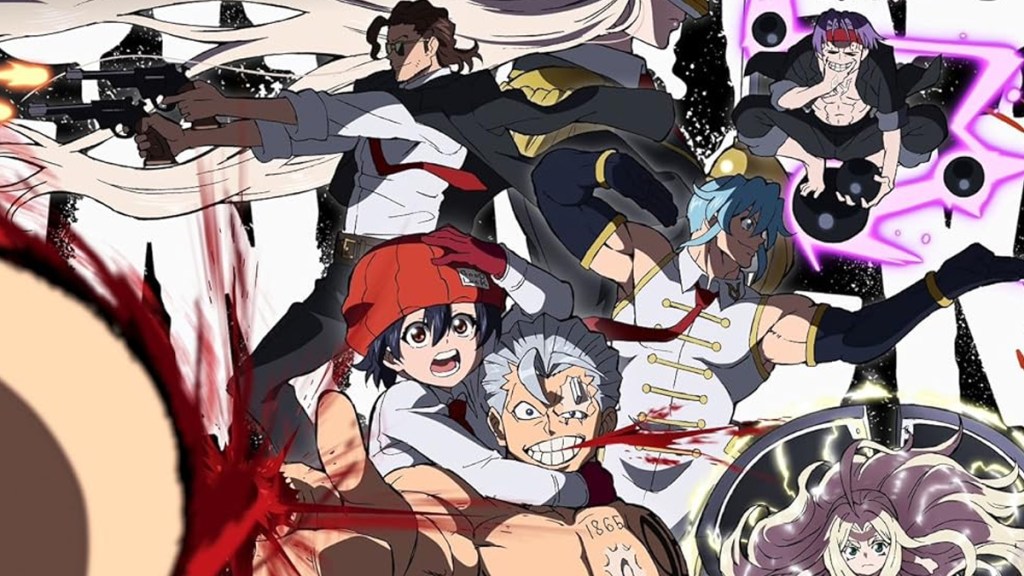 Undead Unluck cast posing in poster for anime