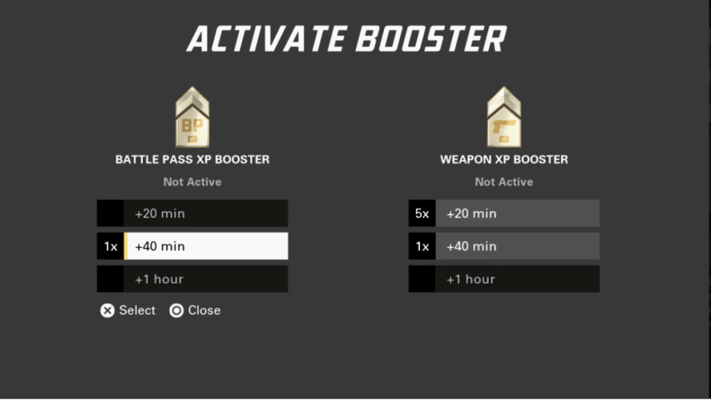 XDefiant XP Boosters