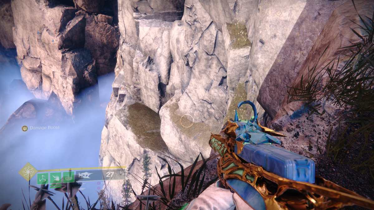 image of ledge leading to cave in destiny 2