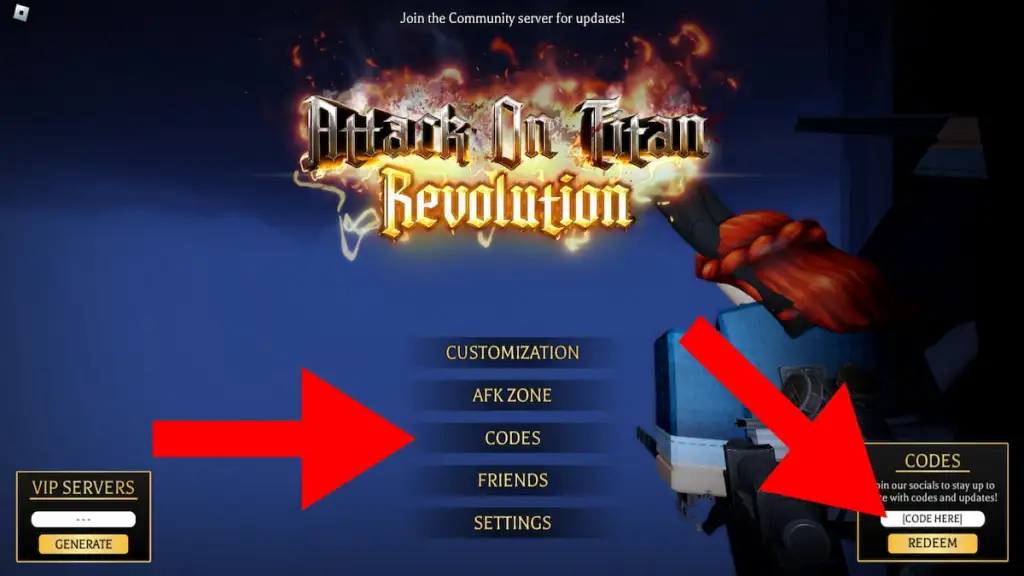 How to redeem Attack on Titan codes