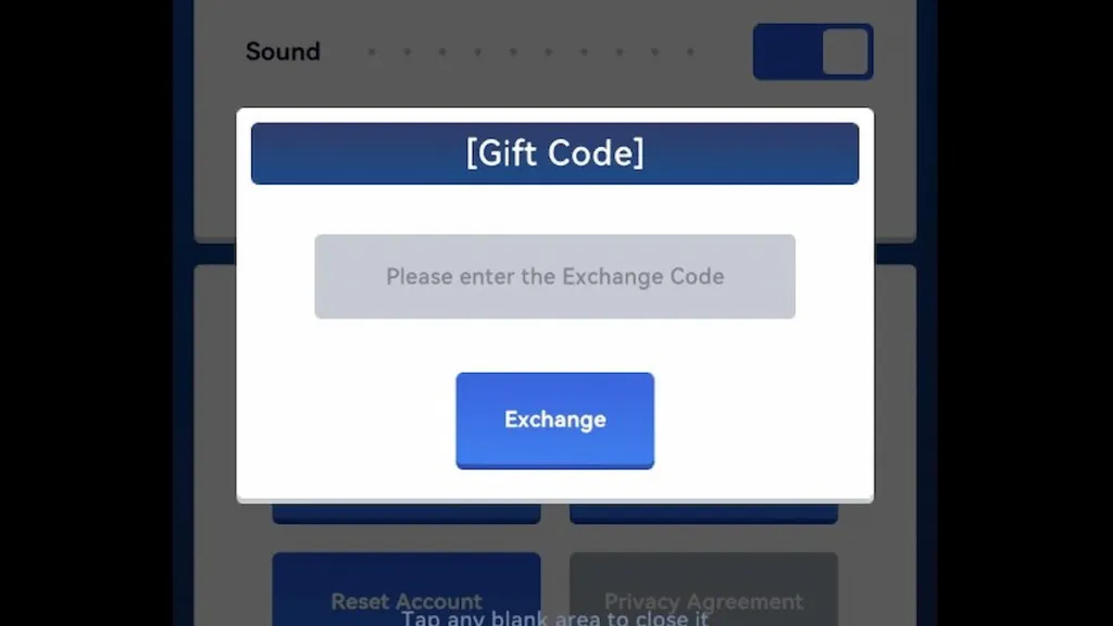 Idle Office Tycoon code redeem text box