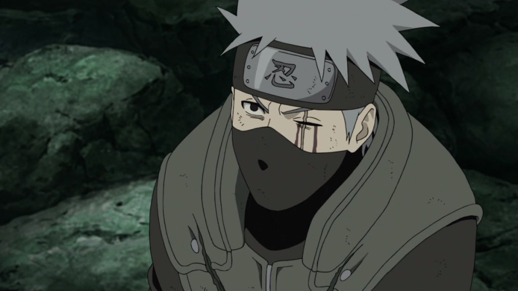 Kakashi Naruto as part of an article about the best anime fights.