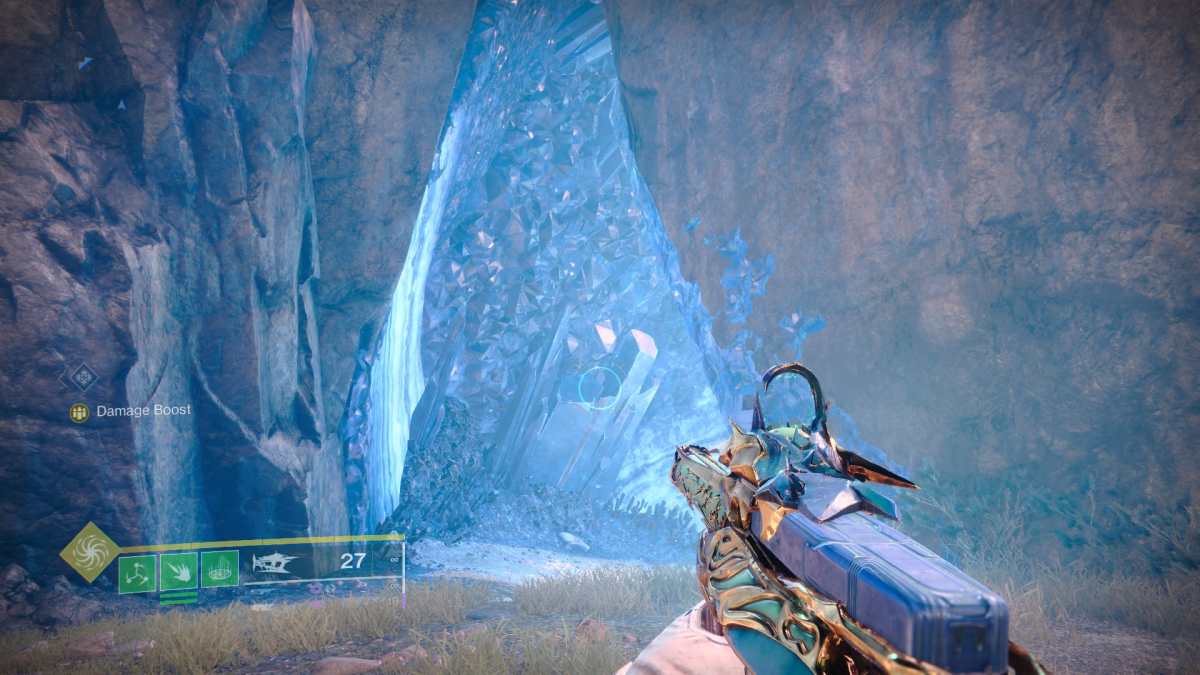 image of crystal cavern leading to the spire of keres in estiny 2