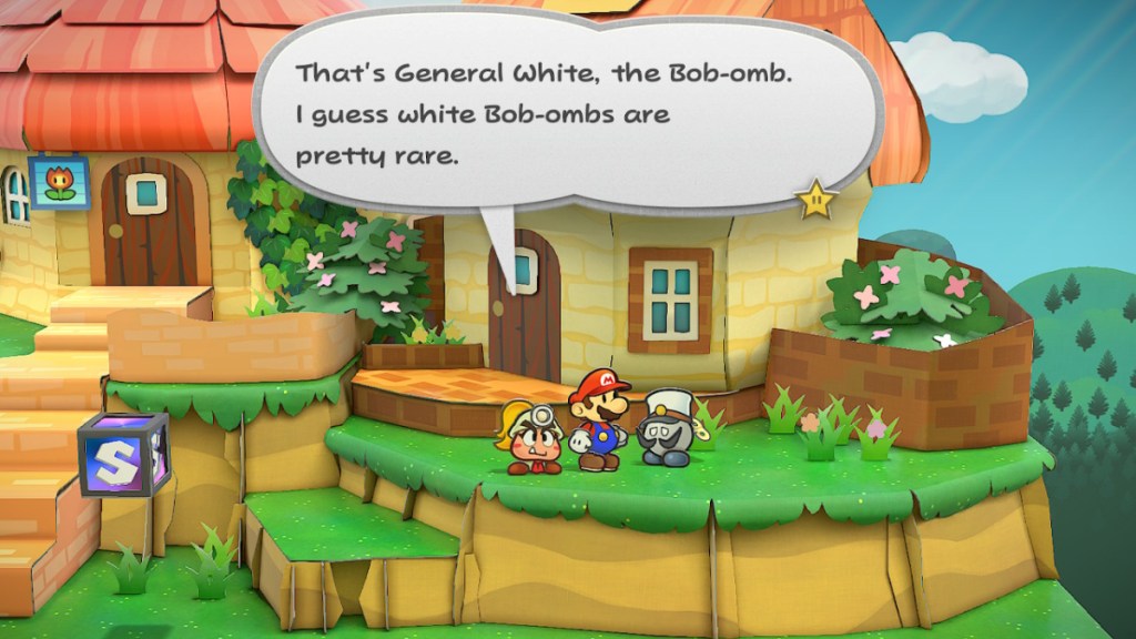 Goombella describing General White while in petalburg in Paper Mario: The Thousand-Year Door