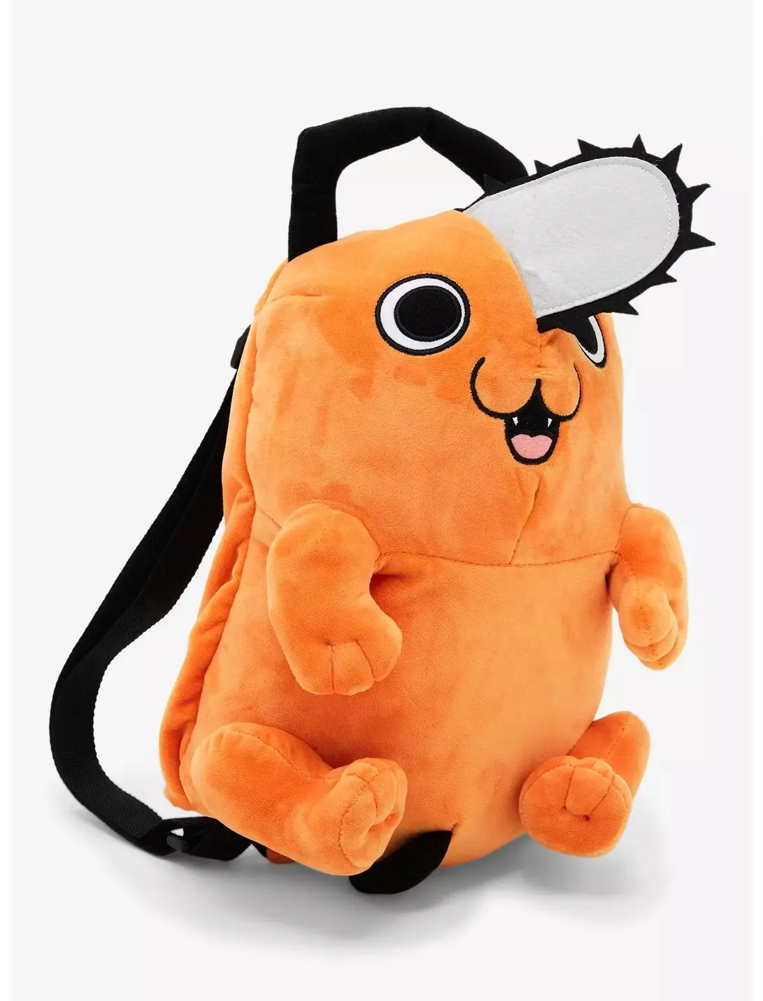 A Pochita backpack. This image is part of an article about the best anime merch for 2024: our top 10 picks.
