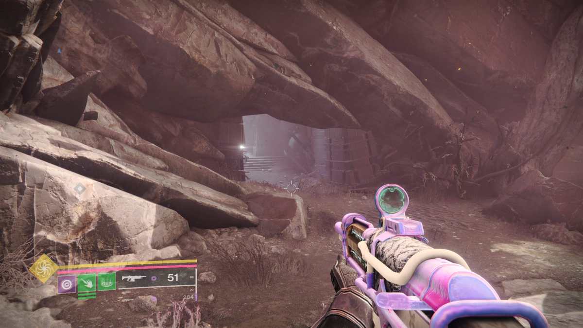 Cave leading to screeb hole in Destiny 2