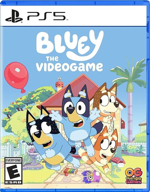 Bluey: The Videogame cover.
