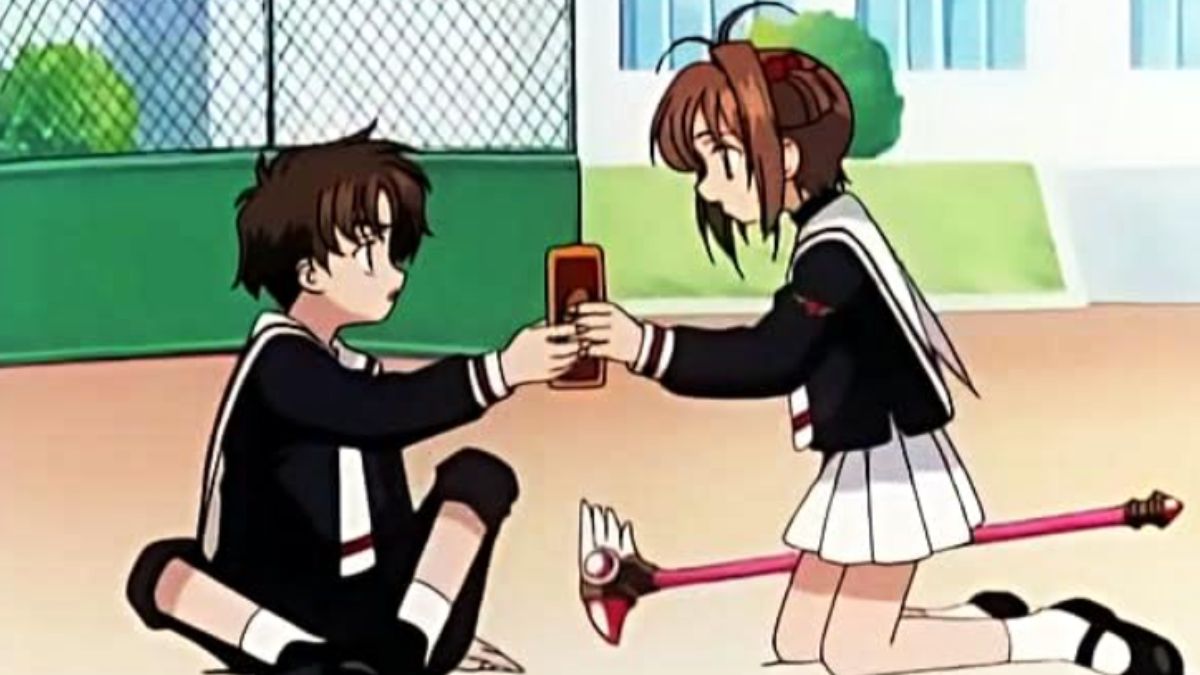 Image of the two main characters from the anime Cardcaptor Sakura