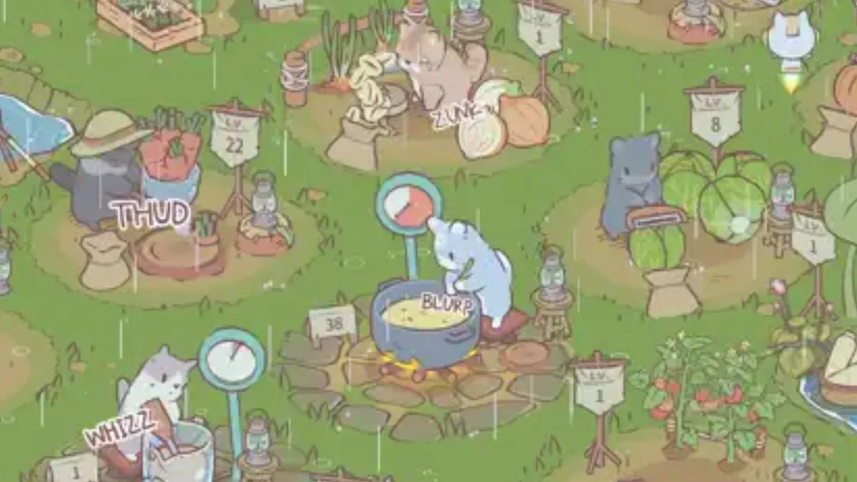 Screenshot of gameplay from the Netflix version of Cats & Soup
