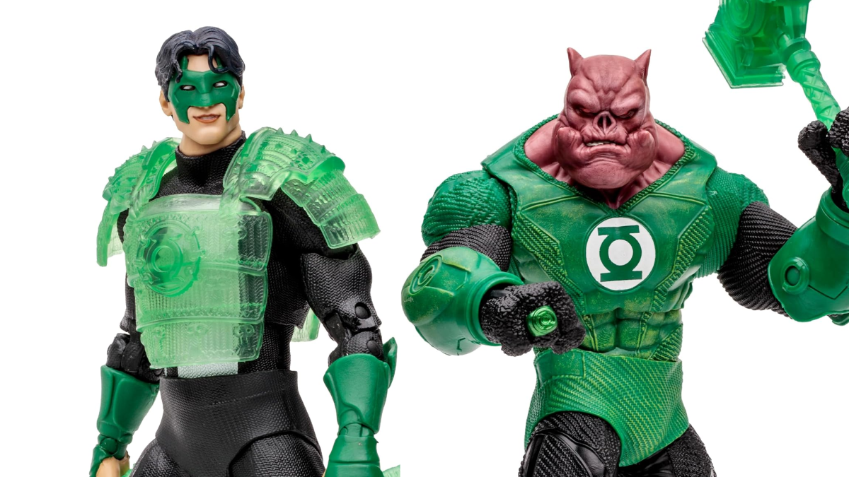 Two Green Lantern action figures. This image is part of an article about the 15 best DC action figures in 2024.